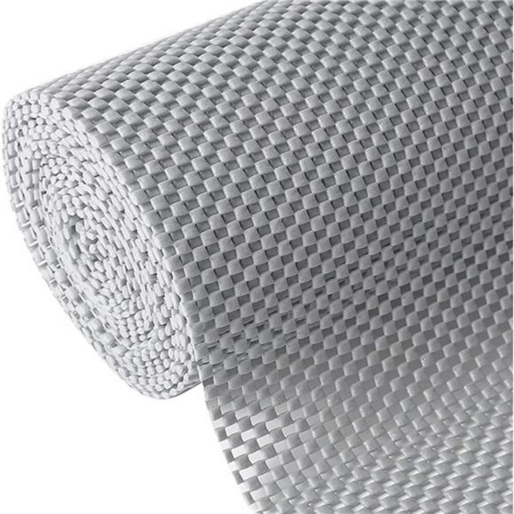 Non Slip Shelf Liner Drawer Cabinet Liner 12 x 20 Feet Kitchen Storage Gray
